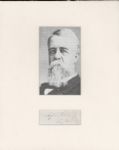 Alfred Terry signature  matted with photo 